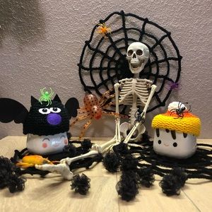 Halloween Decor/ AVAFORT Marshmallow Shaped Hot Chocolate Mugs .